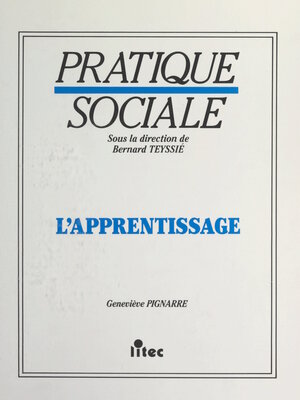 cover image of L'apprentissage